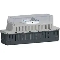 Hager GKEV02SET19016 Steckdose 45x45 Hutschienengehäuse bestückt mit ADA516D verkehrsweiß