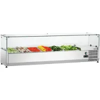 Bartscher Positive Kühlvitrine 5 x GN 1/3 und 1 x GN 1/2 , zum Zusammenbauen, 170 W, 220 V - MONO