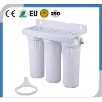 Alapure Dreifach Filtergehäuse für Osmoseanlage, 3-4 L/min, H 36,5 x B 36,5 x T 12 cm, 1/4 Zoll Anschluss