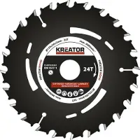 Kreator Kreissägeblatt 135 x 20 x 2 mm für Holz inkl. Reduzierringe - Durchmesser: 135mm