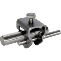 Dehn AK ES TE 20 RD10 FL30 V4A, Trägerklemme, Edelstahl, 25 Stück(e)