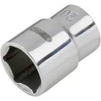 Ks Tools EDELSTAHL 1/2 6kant-Stecknuss, 18 mm