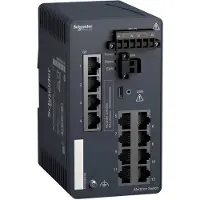 Schneider Electric Modicon Managed Switch, 12 Ports Kupfer (8TX 10/100 + 4TX 100/1000 Mbit/s) MCSESM123F23G0