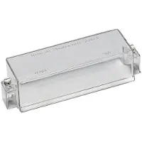 Hager U86 Klarsichthaube, plomb. f. Geräte bis 9PLE, HxBxT 55x195x50mm