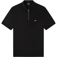 Armani Exchange für Herren. XM002372AF21936UC001 Polo-Stoff schwarz (S), Lässig, Viskose, Kurzarm