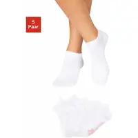 Arizona Sneakersocken "Damensocken Motivsocken" Packung, 5 Stk. tlg. mit süßem Pfotendesign unter der Sohle