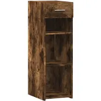 vidaXL Sideboard Räuchereiche 30x42,5x93 cm Holzwerkstoff