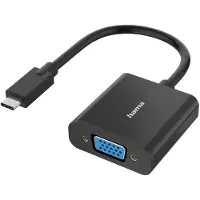 Hama 00300088, USB Typ-C, VGA (D-Sub), Männlich, Weiblich, Gerade, Gerade