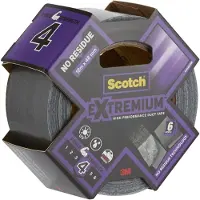 Scotch Extremium No Residue Hochleistungs-Gewebeklebeband, 18,2 m x 48 mm, 1 Rolle/Pake
