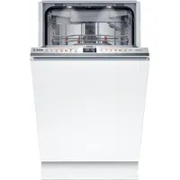 Bosch Serie 6 SPV6EMX09E, Voll integriert, Single (45 cm breit), Edelstahl, Tasten, 1,75 m, 1,65 m