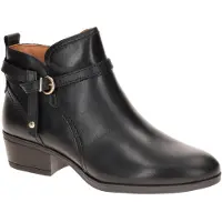Pikolinos für Damen. W1U-8901C1 Daroca Lederstiefel schwarz (42), 3 bis 5 cm, Reißverschluss, Lässig, Klassisch