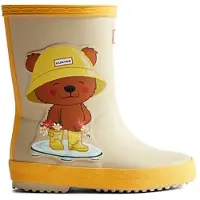 Hunter Boots - Kid's First Bear Print Boot - Gummistiefel Gr 31,5 beige