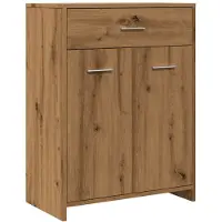 vidaXL Badschrank Artisan-Eiche 60x33x80 cm Holzwerkstoff