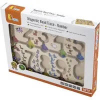 Vigatoys Hölzernes magnetisches Labyrinth Zahlen Viga