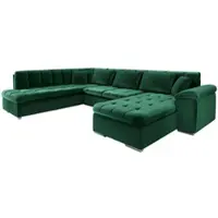 Mirjan 24 Ecksofa Niko Bis Premium, Ecke mit Bettkasten (Magic Velvet 2225-151 + Venus Velvet 2941 + Magic Velvet 2225-151, Seite: Rechts)