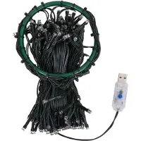 vidaXL Weihnachtsbaum-Lichternetz mit 180 LEDs Kaltweiß 180 cm