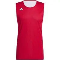 Adidas Herren M Everyday Pro Bball Jersey Shirt, Team Power Red/White, XS