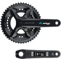 Inpeak Twin2 Shimano Ultegra Fc-r8100 Kurbelgarnitur Mit Leistungsmesser