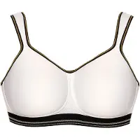 Viania Sport-BH "Sport BH intense", Damen, Gr. 90, Cup F, weiß, Obermaterial: 89% Polyester PES. 6% Elasthan EL. 5% Polyamid PA., BHs Sport-BH