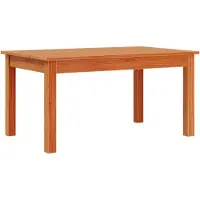 vidaXL Couchtisch Wachsbraun 80x50x40 cm Massivholz Kiefer