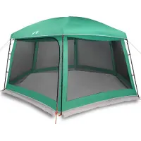 vidaXL Poolzelt mit abnehmbarem Überzelt Netzwänden Meergrün 618x532cm