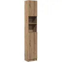 vidaXL Badezimmerschrank Artisan Oak 32x25,5x190 cm Holzwerkstoff