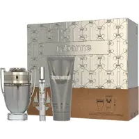Paco Rabanne Invictus EDT 100 ml + EDT MINI 10 ml + SG für Haut und Haar 100 ml (man)