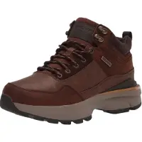 SKECHERS Herren Schuhe Relaxed Fit Flywalk Ruskin Braun Leder Wasserdicht Memory Foam 46 EU