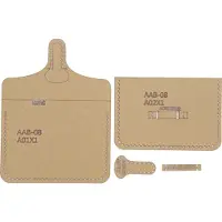 Gistuch 4 Stücke Acryl Vorlage Karte Tasche Geldbörse DIY Leder Muster Brieftasche Form Handwerk Werkzeuge