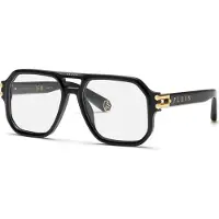 Philipp Plein VPP148M Nero lucido 57/18/145 Herren Brillen