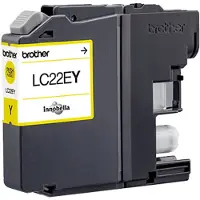 Brother LC22EY, Gelb, Tinte auf Pigmentbasis, 1 Stück(e), 1200 Seiten, Einzelpackung