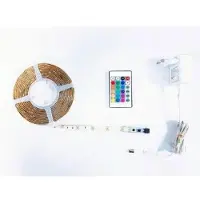 CASAYA LED-Streifen, 10 m, 24 W, 300 x RGB-LED inkl. Fernbedienung, 997317