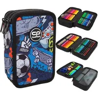 CoolPack Jumper 3 Dreifach-Federmäppchen mit HOBBY-Ausstattung