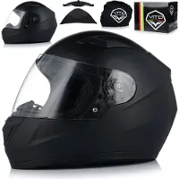Vito Integralhelm Mopedhelm | BAMBINO | Motorrad Helm Vollvisierhelm fur Kinder ECE 22.06 | Motorradhelm Full-Face Helme | M (49-50cm)