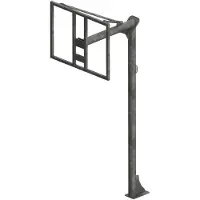 Softee Set aus verzinktem, vandalensicherem Minibasket Hoop 114 mm, inklusive Hoops-Netzen und Rückwänden