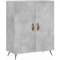 vidaXL Sideboard Betongrau 69,5x34x90 cm Holzwerkstoff