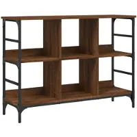vidaXL Sideboard Braun Eichen-Optik 102x32x73,5 cm Holzwerkstoff