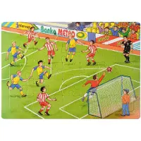 WEPLAY Eduplay Puzzle Spiel Soccer - Lernspielzeug aus Karton
