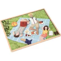 Eduplay Puzzle Lernspiel Picnic He and He Family Karton