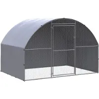 vidaXL Outdoor-Hühnerstall 3x2x2 m Verzinkter Stahl