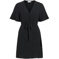 Vila Kurzes Kleid Mit V-ausschnitt