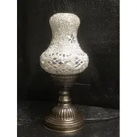 Halay Handgefertigte peervormige Tischlampe - Türkische Mosaiklampe für eine gemütliche Atmosphäre