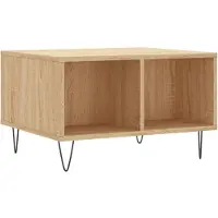 vidaXL Couchtisch Sonoma-Eiche 60x50x36,5 cm Holzwerkstoff