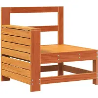 vidaXL Gartensofa mit Armlehne und Beistelltisch Massivholz Kiefer