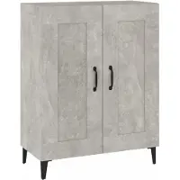 vidaXL Sideboard Betongrau 69,5x34x90 cm Holzwerkstoff