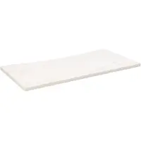 vidaXL Schreibtischplatte Weiß 110x55x2,5 cm Massivholz Kiefer