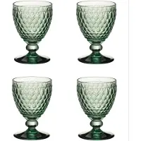 Villeroy & Boch Rotweinglas "Rotweingläser Boston Coloured 310 ml 4er Set", grün, Glas, Trinkgefäße, Rotweinglas