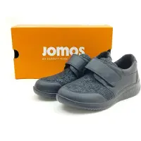 Jomos Damen Kletthalbschuh K-Weite schwarz mit Strech-Einsatz 38