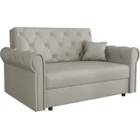 Mirjan 24 Schlafsofa Sofa Viva Roma II mit Schlaffunktion und Bettkasten, Polstercouch, Stilvoll Polstersofa vom Hersteller (Farbe: Paros 02)