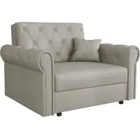 Mirjan 24 Schlafsofa Sofa Viva Roma I mit Schlaffunktion und Bettkasten, Polstercouch, Stilvoll Polstersofa vom Hersteller (Farbe: Paros 02)